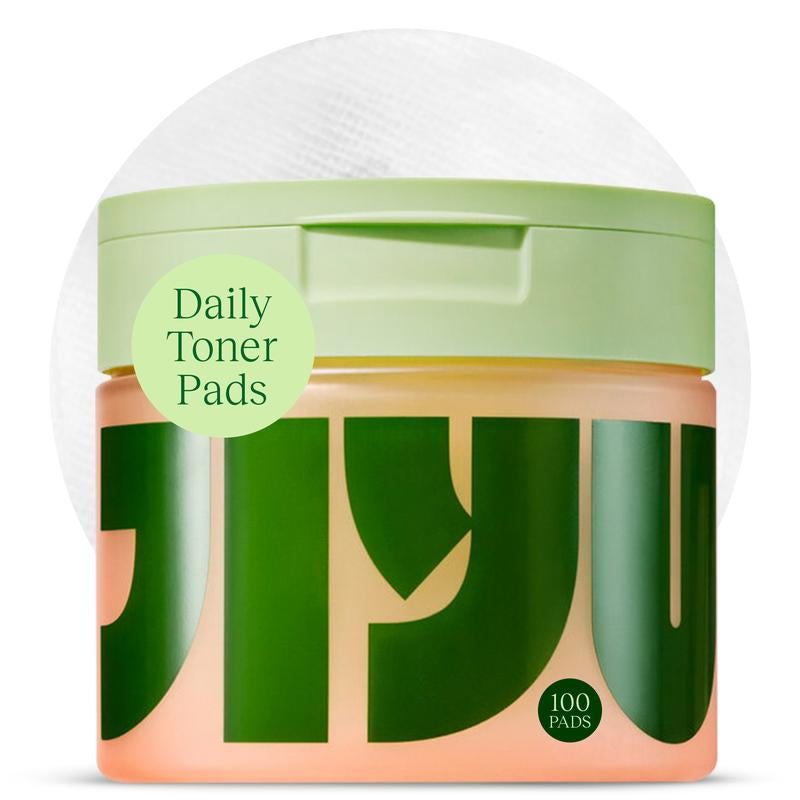 Jiyu Korean Skincare Anti-Aging, Dark Spot & Wrinkle Minimizing Toner Pads with Snail Mucin, Centella Asiatica, Niacinamide, Peptide Complex - 100 Ct.