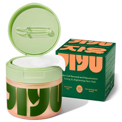 Jiyu Korean Skincare Anti-Aging, Dark Spot & Wrinkle Minimizing Toner Pads with Snail Mucin, Centella Asiatica, Niacinamide, Peptide Complex - 100 Ct.