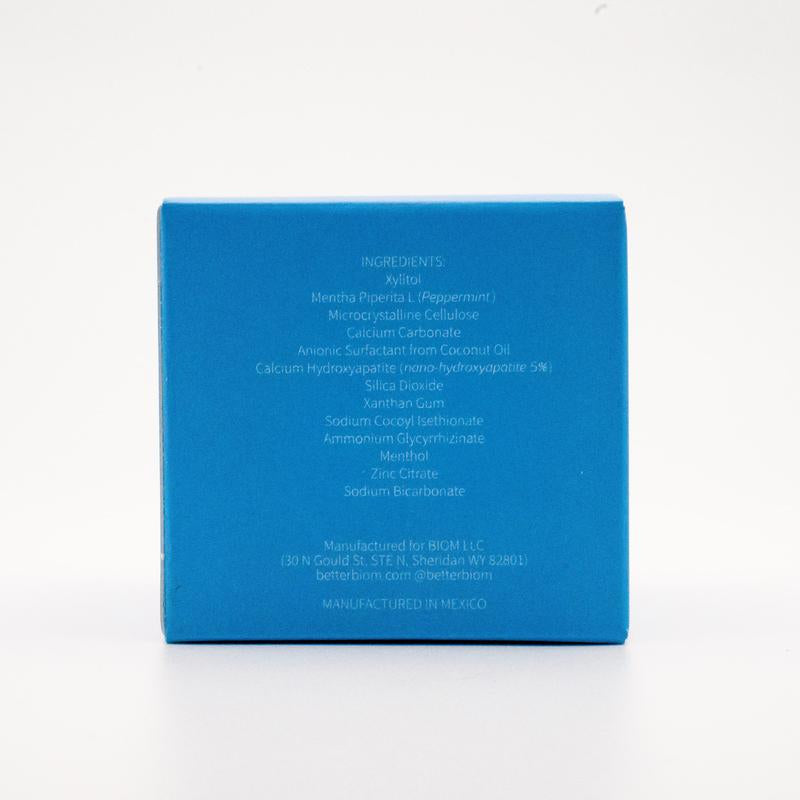 NOBS Toothpaste Tablets - Nano Hydroxyapatite, Fluoride Free, Plastic Free, Eco & Travel Friendly - Remineralize with NHA