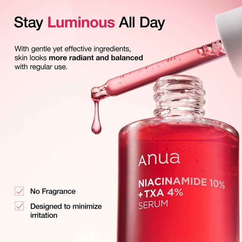 [Anua Official Shop] Spot Care Routine with TXA & Azelaic Acid Serum Duo | Double Cleansing, Soothing Serum, Non Comedogenic, Korean Skincare, Moisturize, Gentle