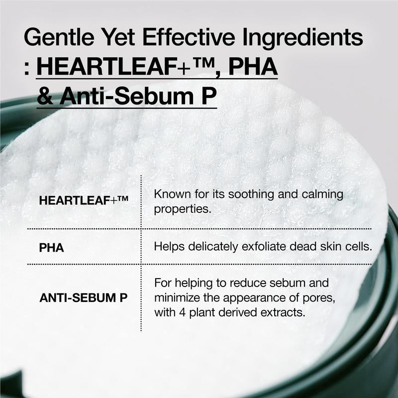 [Anua Official Shop] Heartleaf 77 Toner Pad 70 Sheets with PHA 6.93 Fl.Oz. (205Ml)｜Non-Comedogenic, Mild, Korean Skincare, Skincare Comfort, Smooth Exfoliate, Daily, Gentle, Soothing
