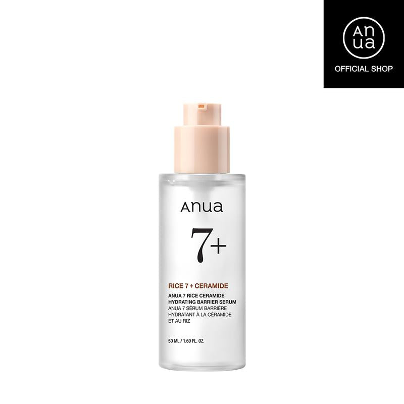 [Anua Official Shop] No.1 Korean 7 Rice Ceramide Hydrating Barrier Serum (50Ml, 1.69 Fl.Oz.) ｜ Skin Repair, Hydrate Skincare for Glass Skin, Korean Skin Care