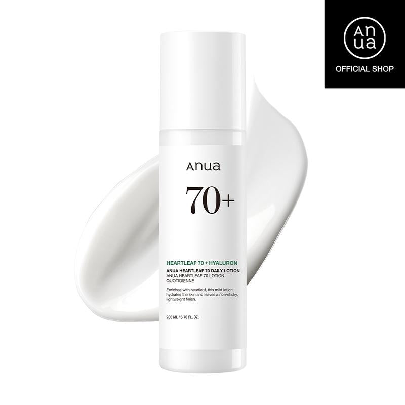 [Anua Official Shop] Heartleaf 70 Daily Lotion 6.76 Fl.Oz. (200Ml) ｜Oily-Skin Moisturizers, Comfort & Hydrate Moisturizer, Korean Skin Care