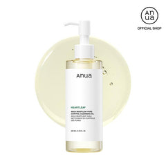 [Anua Official Shop] Heartleaf Pore Control Cleansing Oil 6.76 Fl Oz. (200Ml) ｜Hypoallergenic Makeup Remover, Facial Oil Cleanser, Face Wash, Korean Skincare, Gentle