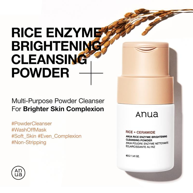 [Anua Official Shop] No.1 Korean Rice Deep Hydration Skincare | Facial Cleanser, Rice Extract Toner, Skin Repair Serum, Moisturizer, Korean Skin Care Brightening Hydrating