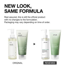 Anua Official Heartleaf Pore Control Cleansing Oil & Quercetinol Cleansing Foam - 100M Viral Double Cleanser Duo for Clear Hydrated Skin Exfoliate Blackheads
