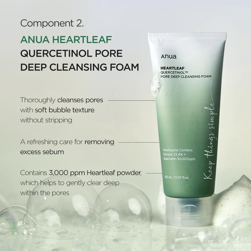 [Anua Official Shop] Glow Atoz Set ｜Skincare with Double Cleansing, Rice Line, and TXA Serum｜Rice Water Bright, Discoloration Serum, Korean Skincare, Glass Skin, Hydrating
